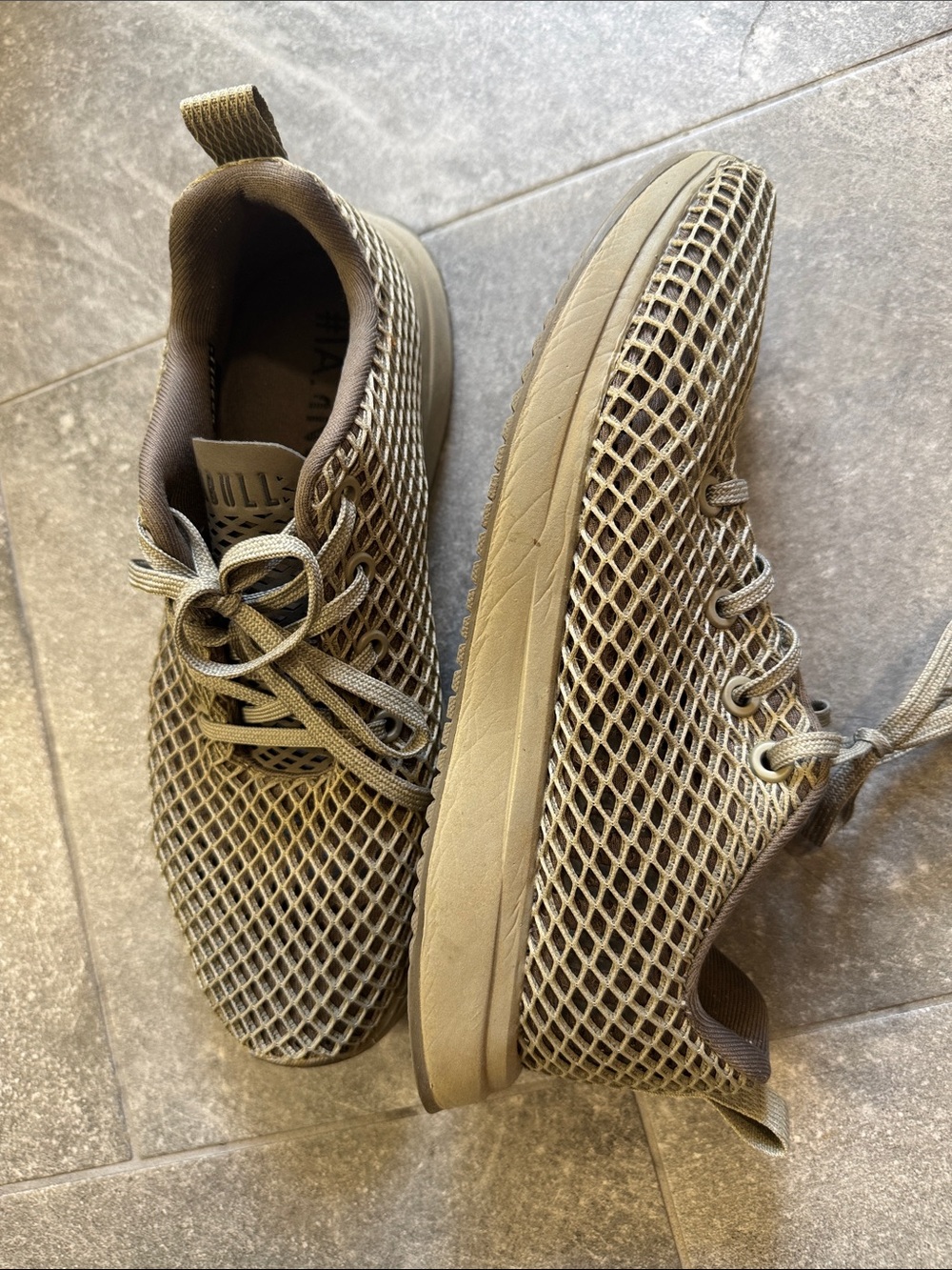 NOBULL Beige/Taupe Mesh Sneaker - Picture 3 of 5